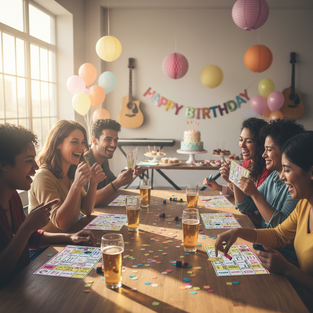 Musikkbingo til bursdager